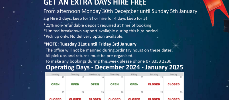 Holiday Free Days Deals 2024